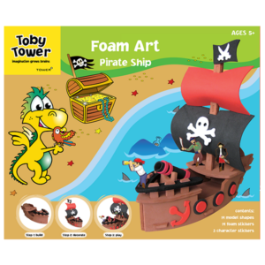 Toby Tower - Foam Art Pirate Ship