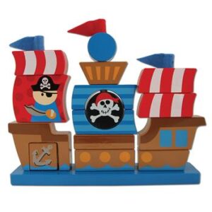 Stephen Joseph - Wooden Pirate Ship Stacker