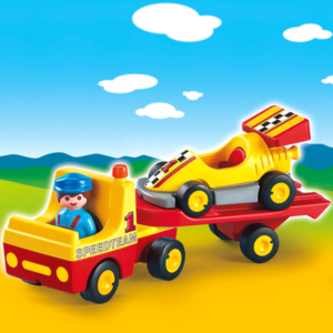 Playmobil 1.2.3 - Tow Truck with Race Car (6761)