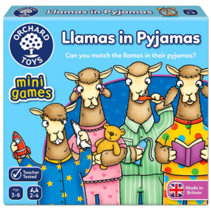 Orchard Toys Mini Games - Llamas in Pyjamas