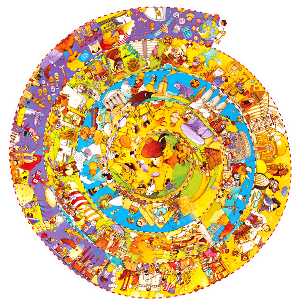Djeco Observation Puzzle - History (DJ07470) - 350 pcs