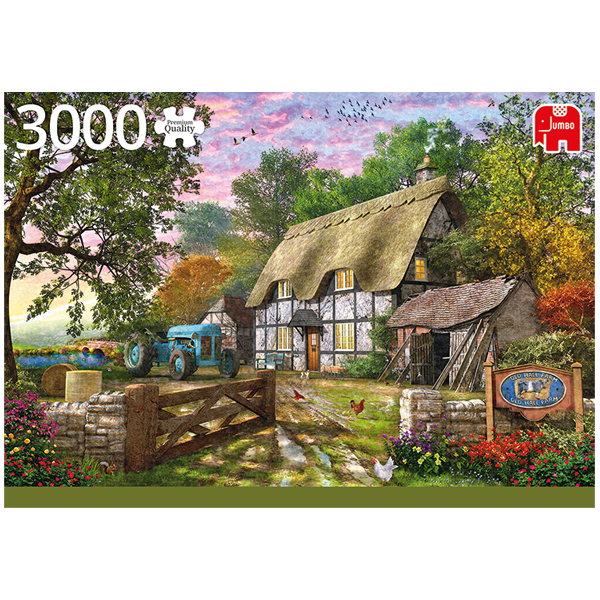 Jumbo – The Farmer's Cottage (3000 piece puzzle) – Young at Heart