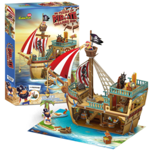 CubicFun Kids - Pirate Treasure Ship (P832h)