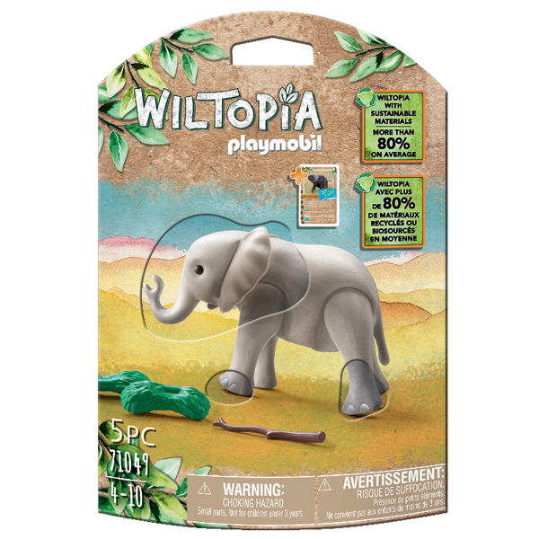 Playmobil Wiltopia - Young Elephant (71049) - Image 2