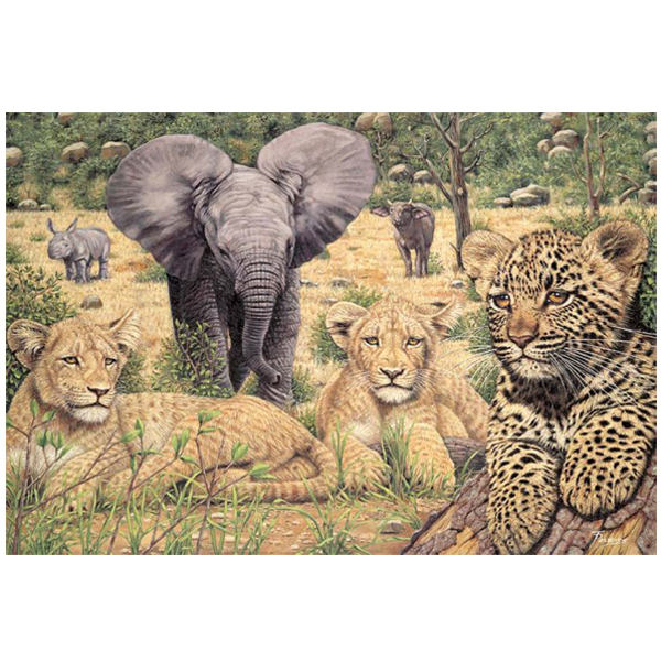 RGS Group – Baby Big 5 (1500 piece puzzle) – Young at Heart