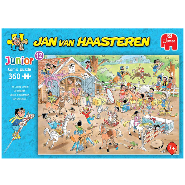 Jan van Haasteren Junior 12 - The Riding School (360 piece puzzle)