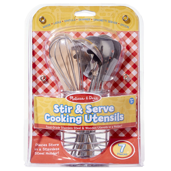 Melissa & Doug - Stir & Serve Cooking Utensils