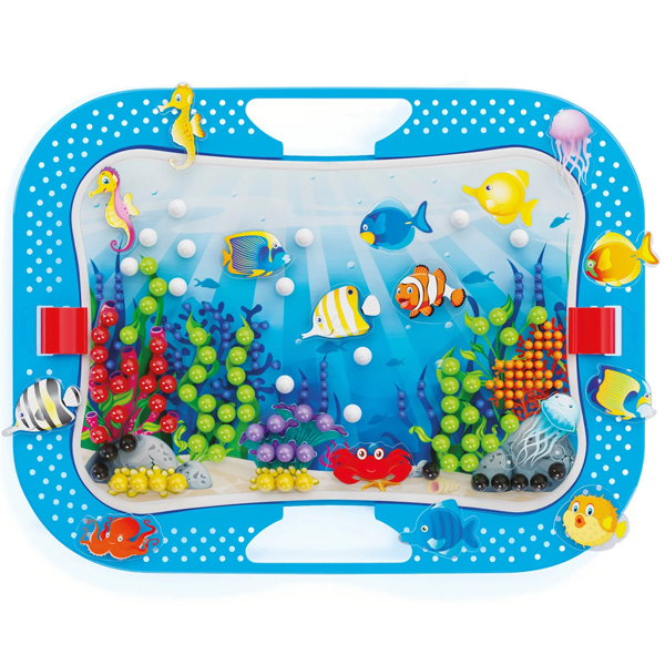 Quercetti - Play Intelligente - Ocean Fun Fish & Pegs - Image 3