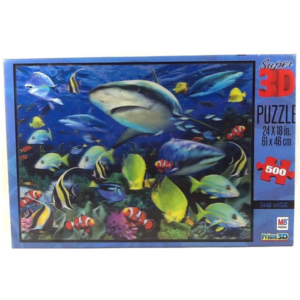 Super 3D puzzle - Shark Waters (500 piece puzzle)