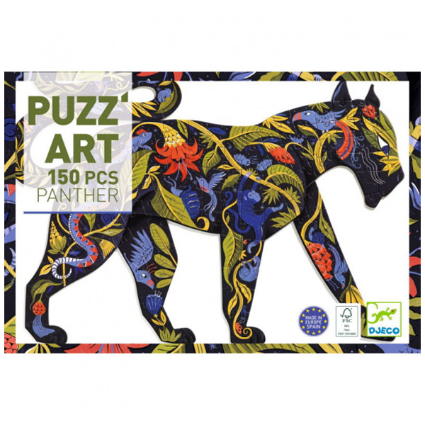 Djeco Puzzle - Puzz'Art Panther (DJ07659) - 150 pcs