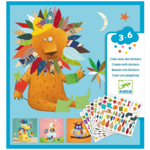 Djeco Create with Stickers - Animals (DJ08932)