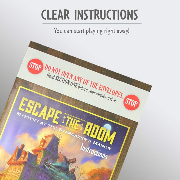 ThinkFun - Escape the Room - Mystery at the Stargazer's Manor - Image 5