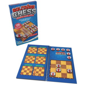 ThinkFun - Solitaire Chess Magnetic Travel Puzzle