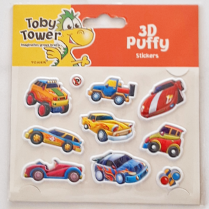 Toby Tower - 3D Puffy Stickers