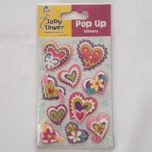 Toby Tower - 3D Pop Up Stickers
