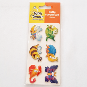 Toby Tower - Puffy Googly-Eye Stickers