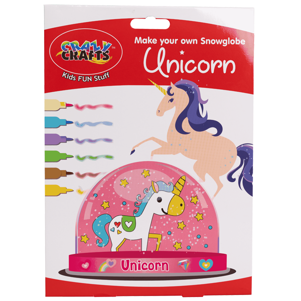 Crazy Crafts - Make Your Own Snowglobe - Unicorn