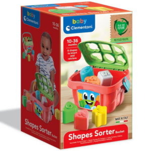 baby Clementoni - Shapes Sorter Bucket