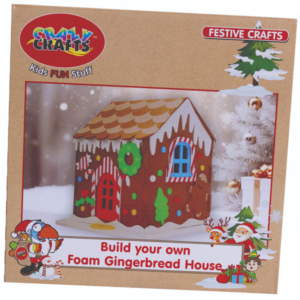 Crazy Crafts - Festive Crafts - Build Your Own Foam Gingerbread House