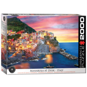 Eurographics - Manarola at Dusk - Italy (2000 piece puzzle)