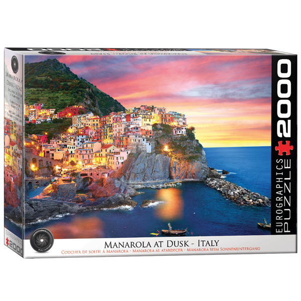 Eurographics - Manarola at Dusk - Italy (2000 piece puzzle)