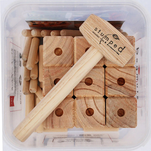Stumped Wooden Toys - Knock-a-Block Starter Set - Image 2