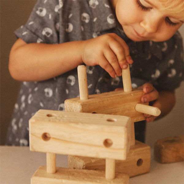Stumped Wooden Toys - Knock-a-Block Starter Set - Image 8