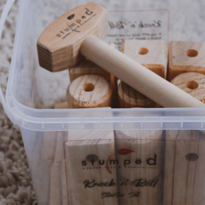Stumped Wooden Toys - Knock 'n' Roll Starter Set