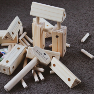 Stumped Wooden Toys - Tri-Knock This Starter Set