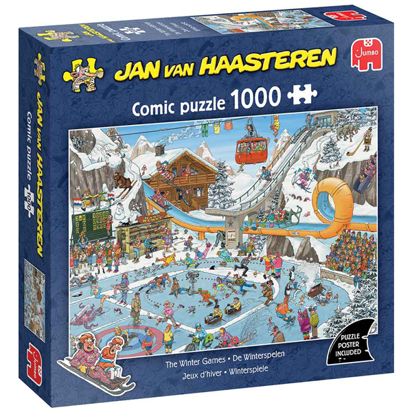 Jan van Haasteren - The Winter Games (1000 piece puzzle)