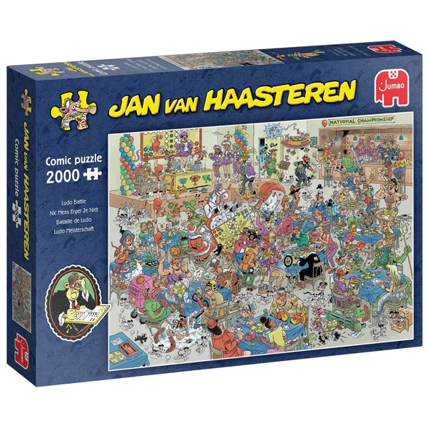 Jan van Haasteren - Ludo Battle (2000 piece puzzle)