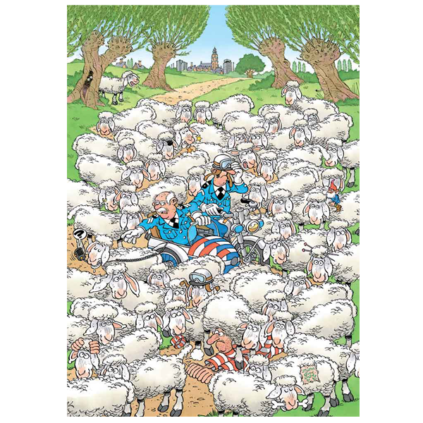 Jan van Haasteren Expert 7 - Ewe Shall Not Pass (500 piece puzzle) - Image 2