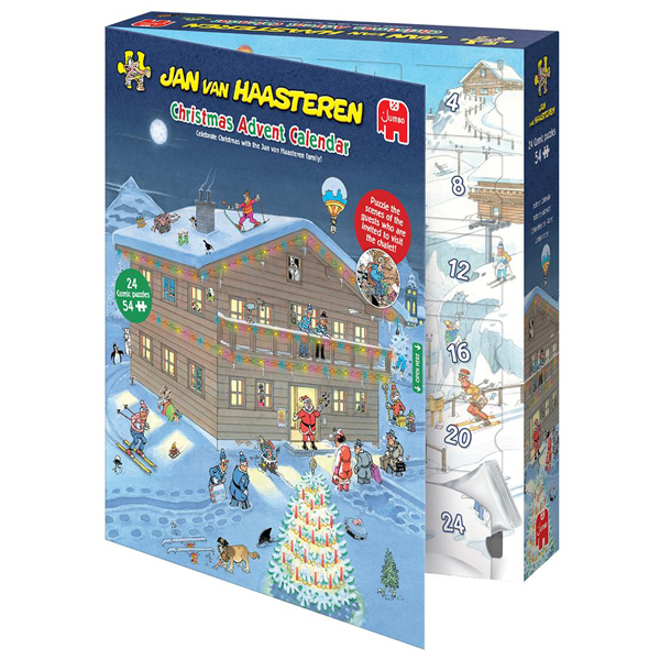 Jan van Haasteren - Christmas Advent Calendar (24 x 54 piece puzzles) - Image 3