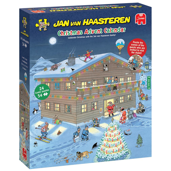 Jan van Haasteren - Christmas Advent Calendar (24 x 54 piece puzzles)