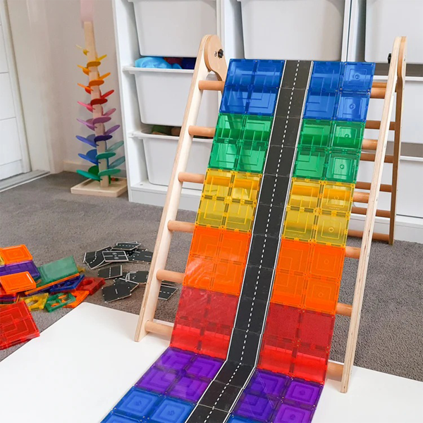 Learn & Grow Toys - Magnetic Tiles Toppers - Road Pack - Image 15