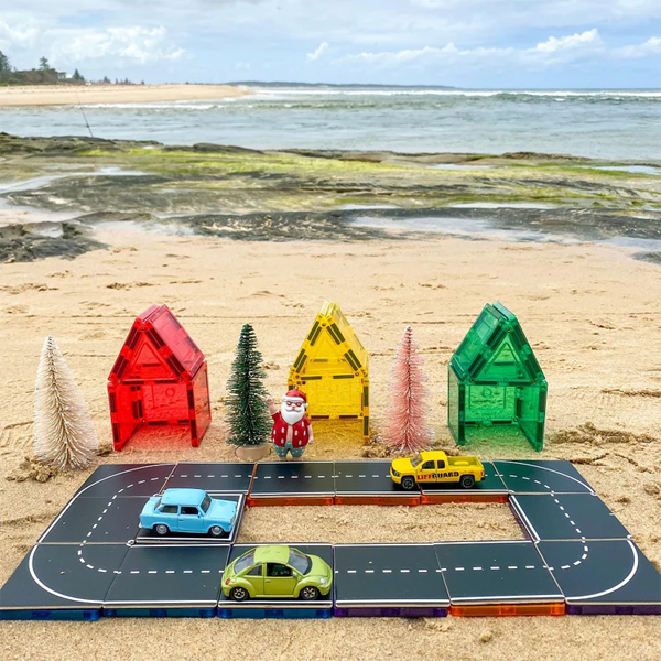 Learn & Grow Toys - Magnetic Tiles Toppers - Road Pack - Image 9