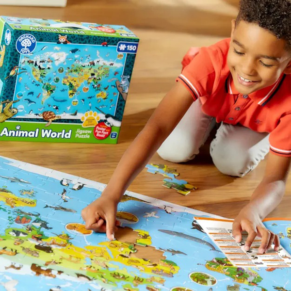 Orchard Toys - Animal World Jigsaw Puzzle (150 pcs) - Image 4