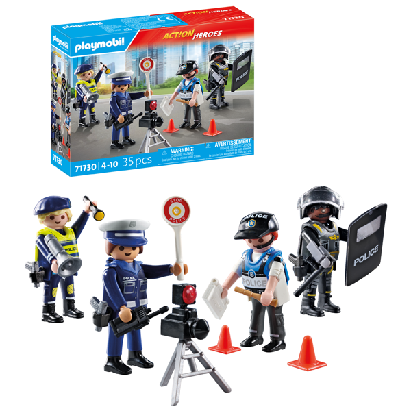 Playmobil Act!on Heroes - Police Figure Set (71730) - Image 5