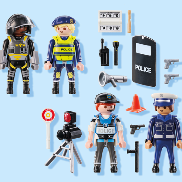 Playmobil Act!on Heroes - Police Figure Set (71730) - Image 3