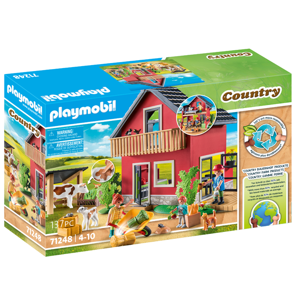 Playmobil Country - Farmhouse with Outdoor Area (71248) - Image 2