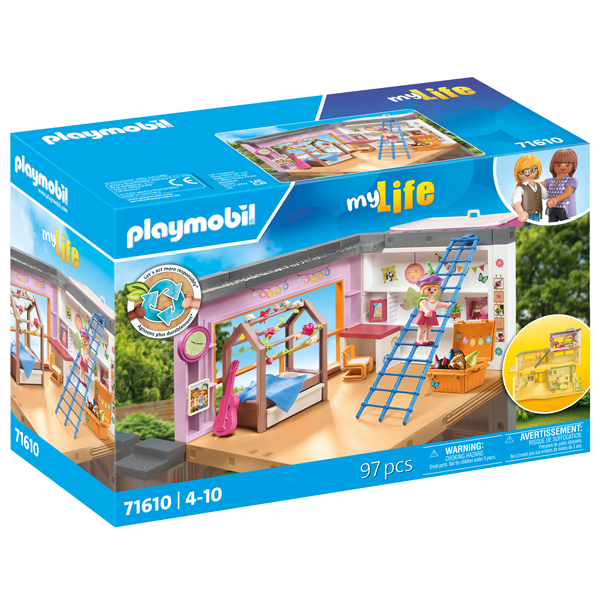 Playmobil my Life - Children's Room - Extension to Living House (71610) - Image 2