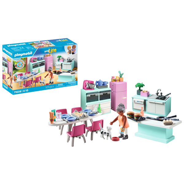 Playmobil my Life - Kitchen with Dining Table (71608) - Image 7