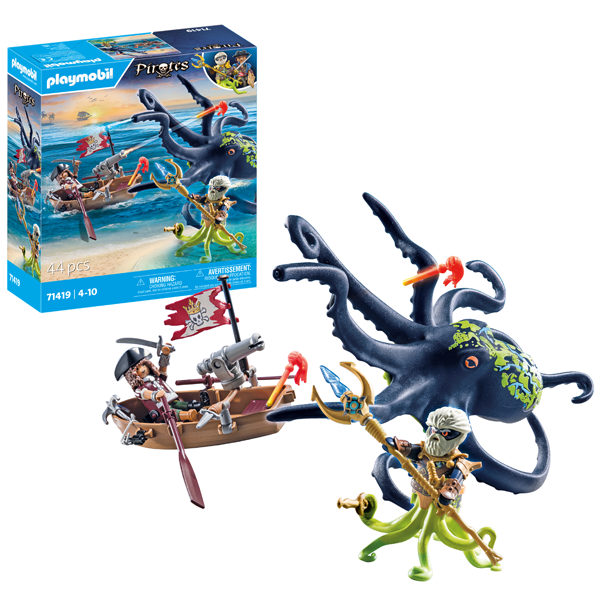 Playmobil Pirates - Battle with the Giant Octopus (71419) - Image 8