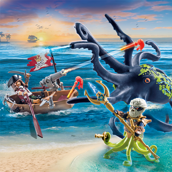 Playmobil Pirates - Battle with the Giant Octopus (71419)
