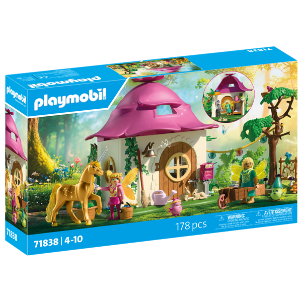 Playmobil Princess Magic - Cozy Fairy Home with Golden Unicorn (71838) - Image 2