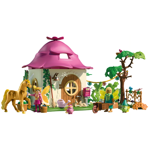 Playmobil Princess Magic - Cozy Fairy Home with Golden Unicorn (71838) - Image 3