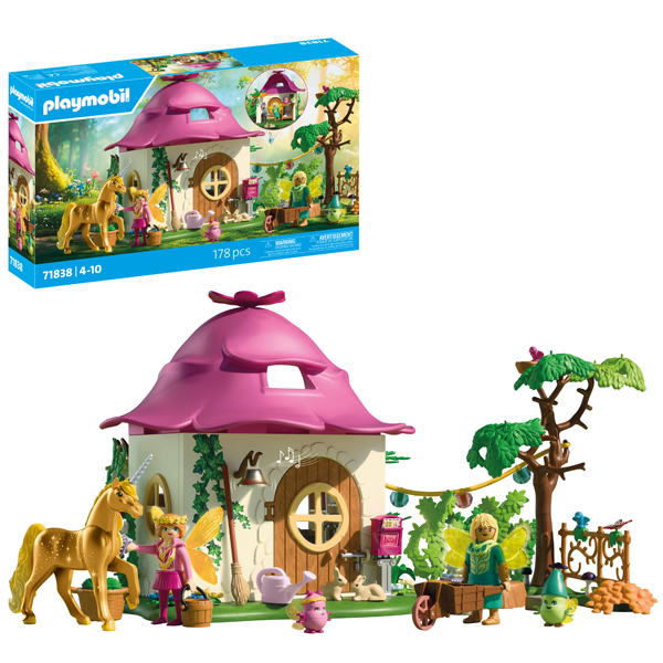 Playmobil Princess Magic - Cozy Fairy Home with Golden Unicorn (71838) - Image 4