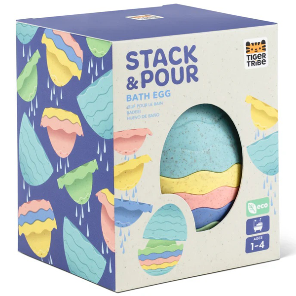 Tiger Tribe - Stack and Pour Bath Egg