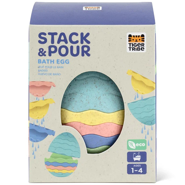 Tiger Tribe - Stack and Pour Bath Egg - Image 2