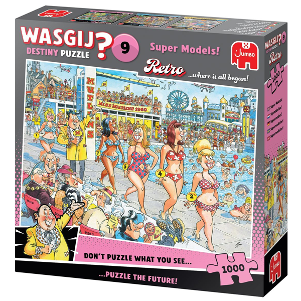 Wasgij? Destinypuzzle Retro 9 - Super Models! (1000 piece puzzle) - Image 3